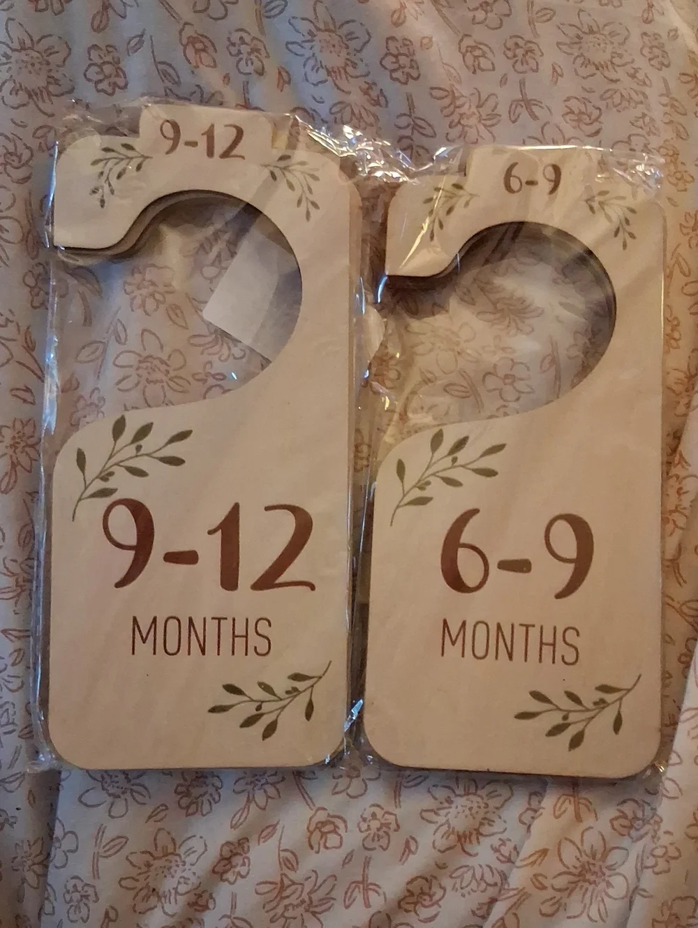 NIB! Nursery Wooden Closet Clothes Dividers NB-24 Months